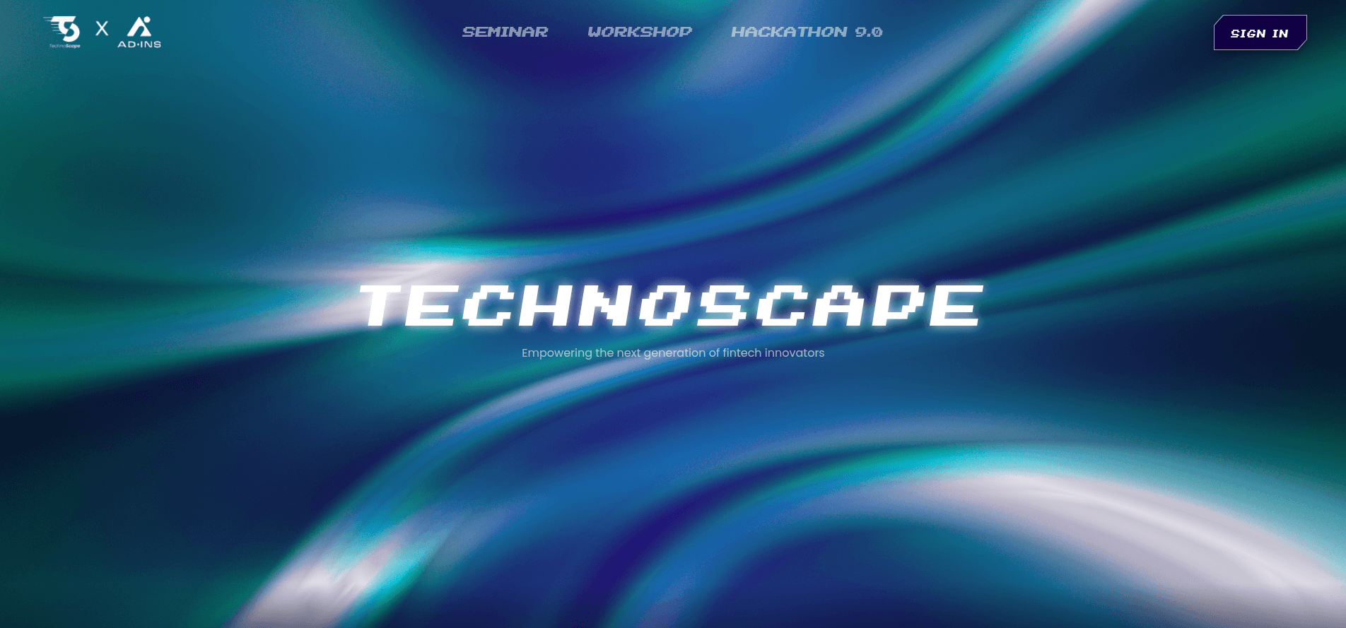 TECHNO SCAPE project interface